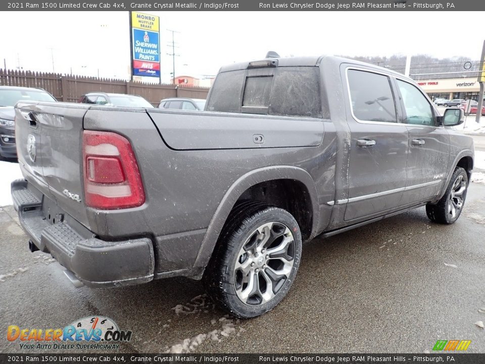 2021 Ram 1500 Limited Crew Cab 4x4 Granite Crystal Metallic / Indigo/Frost Photo #5