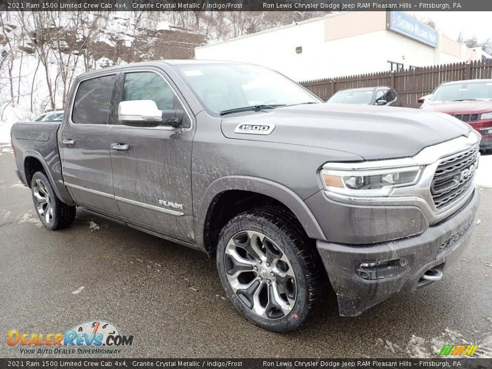 2021 Ram 1500 Limited Crew Cab 4x4 Granite Crystal Metallic / Indigo/Frost Photo #7