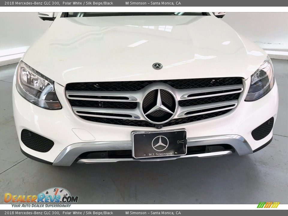 2018 Mercedes-Benz GLC 300 Polar White / Silk Beige/Black Photo #30