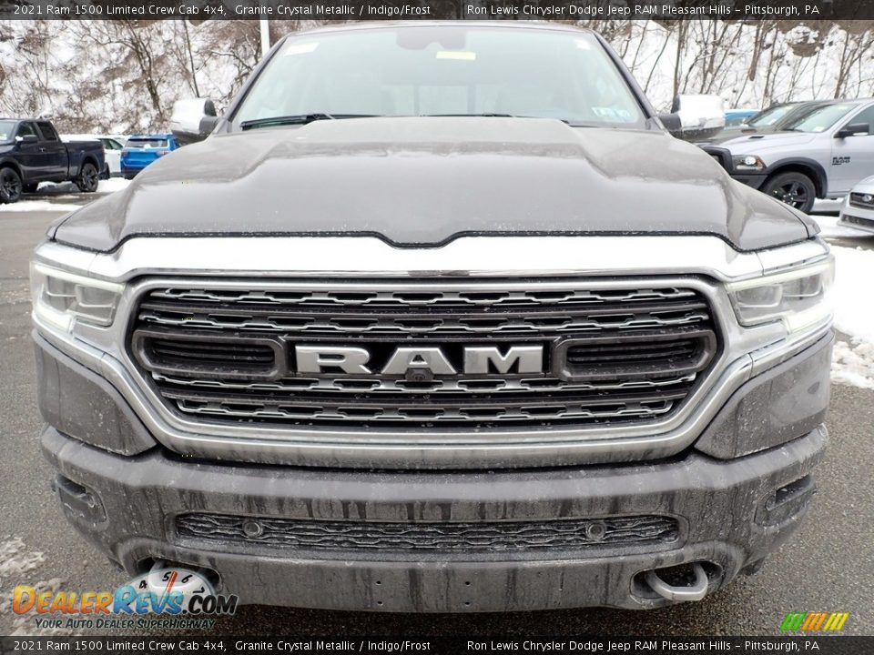 2021 Ram 1500 Limited Crew Cab 4x4 Granite Crystal Metallic / Indigo/Frost Photo #8