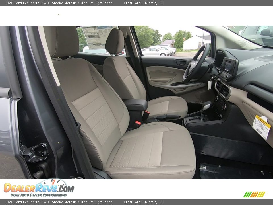 2020 Ford EcoSport S 4WD Smoke Metallic / Medium Light Stone Photo #24