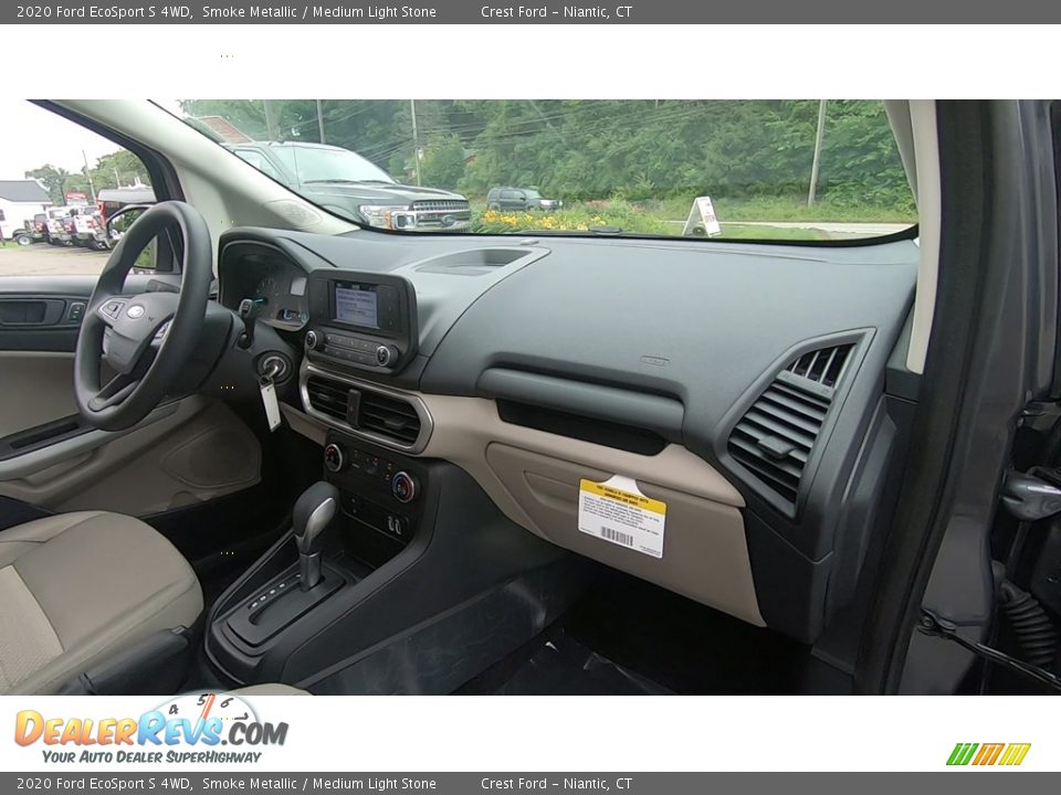 2020 Ford EcoSport S 4WD Smoke Metallic / Medium Light Stone Photo #25