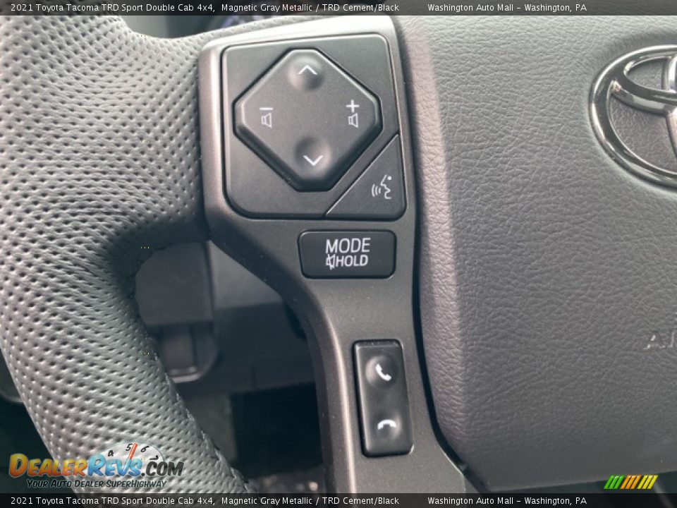 2021 Toyota Tacoma TRD Sport Double Cab 4x4 Magnetic Gray Metallic / TRD Cement/Black Photo #6