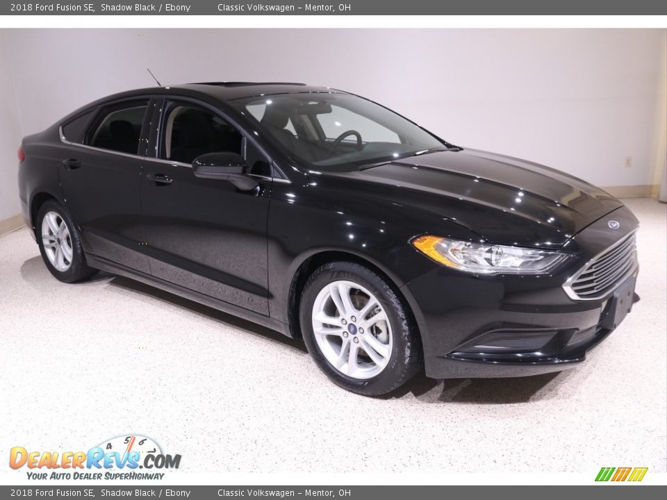 2018 Ford Fusion SE Shadow Black / Ebony Photo #1