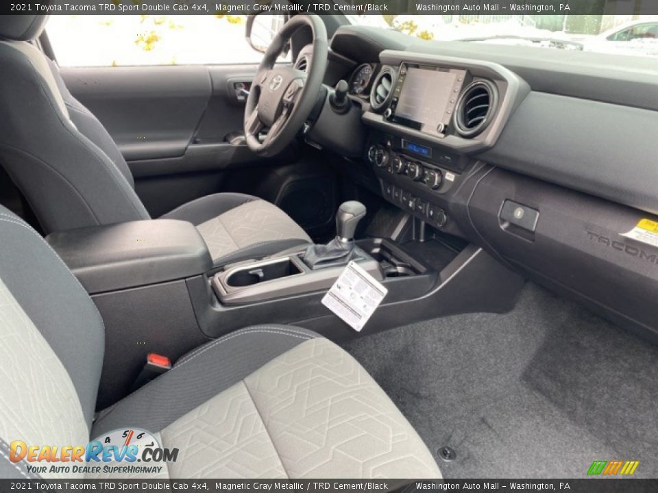 2021 Toyota Tacoma TRD Sport Double Cab 4x4 Magnetic Gray Metallic / TRD Cement/Black Photo #10