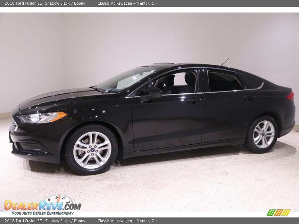 2018 Ford Fusion SE Shadow Black / Ebony Photo #3