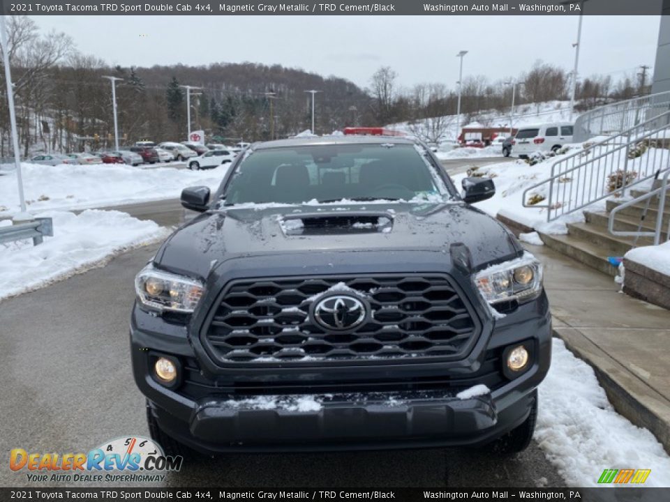 2021 Toyota Tacoma TRD Sport Double Cab 4x4 Magnetic Gray Metallic / TRD Cement/Black Photo #11