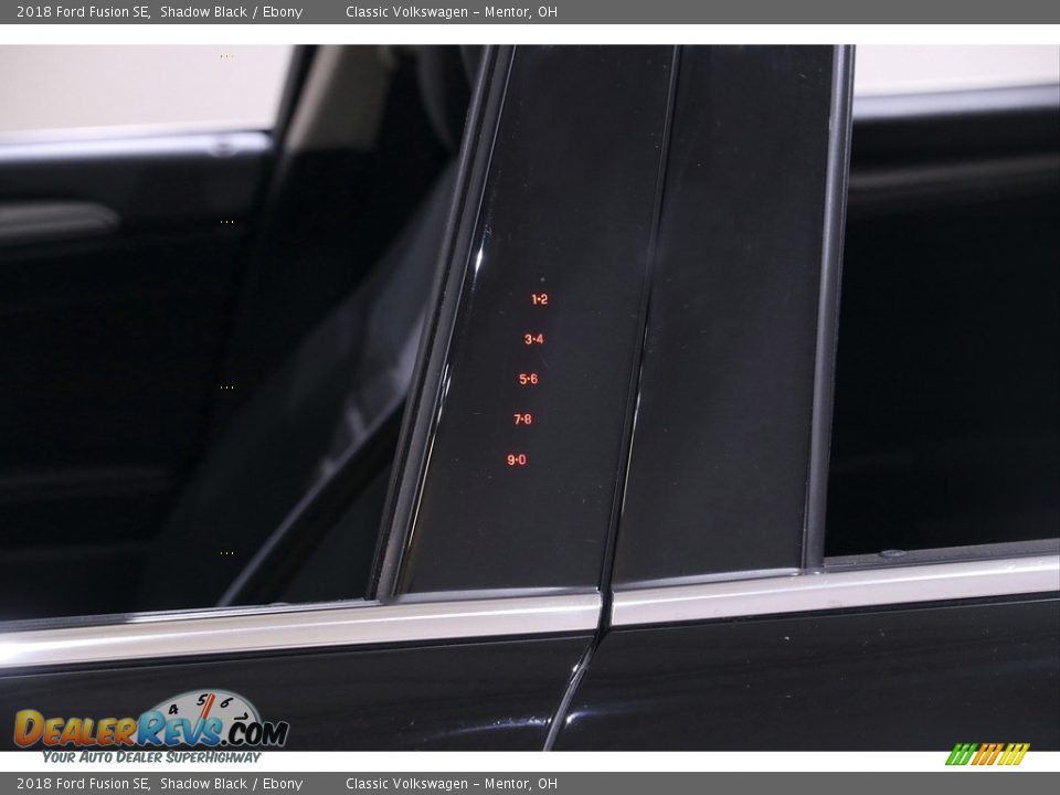 2018 Ford Fusion SE Shadow Black / Ebony Photo #4