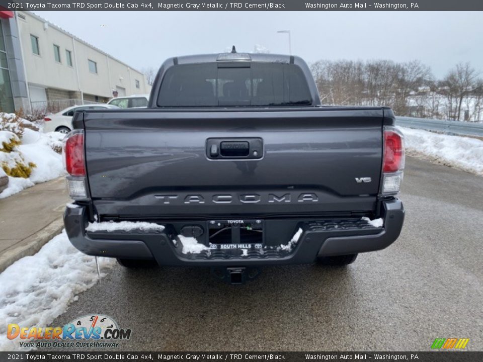 2021 Toyota Tacoma TRD Sport Double Cab 4x4 Magnetic Gray Metallic / TRD Cement/Black Photo #14