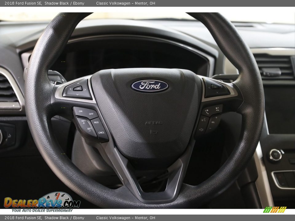 2018 Ford Fusion SE Shadow Black / Ebony Photo #8