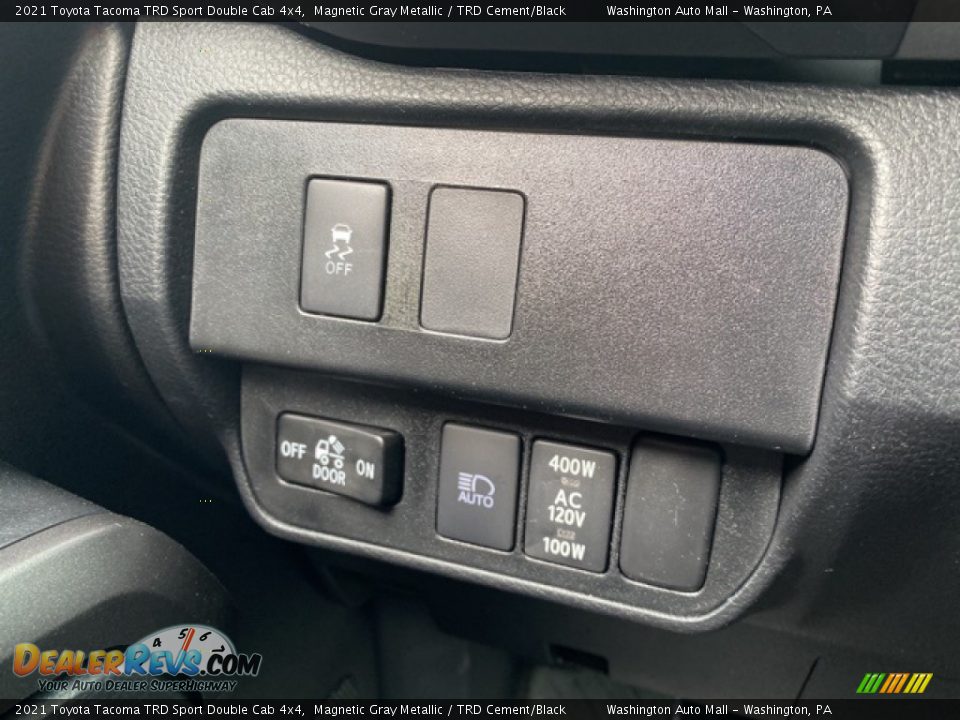 2021 Toyota Tacoma TRD Sport Double Cab 4x4 Magnetic Gray Metallic / TRD Cement/Black Photo #18