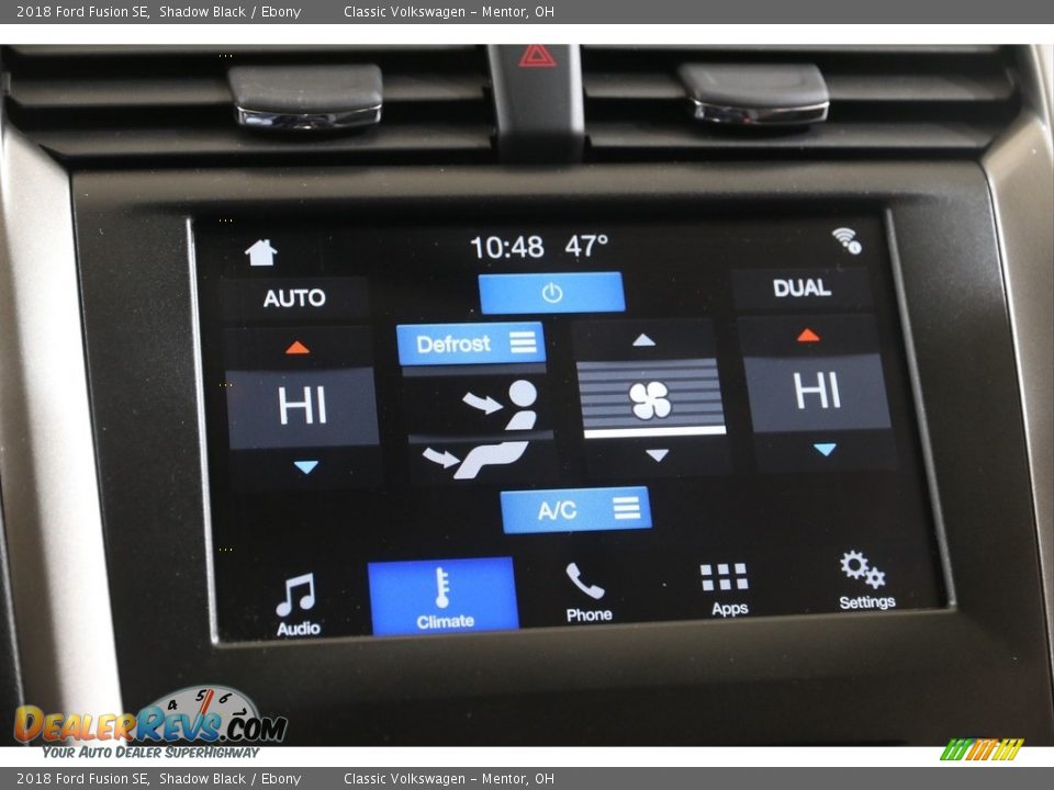 2018 Ford Fusion SE Shadow Black / Ebony Photo #12