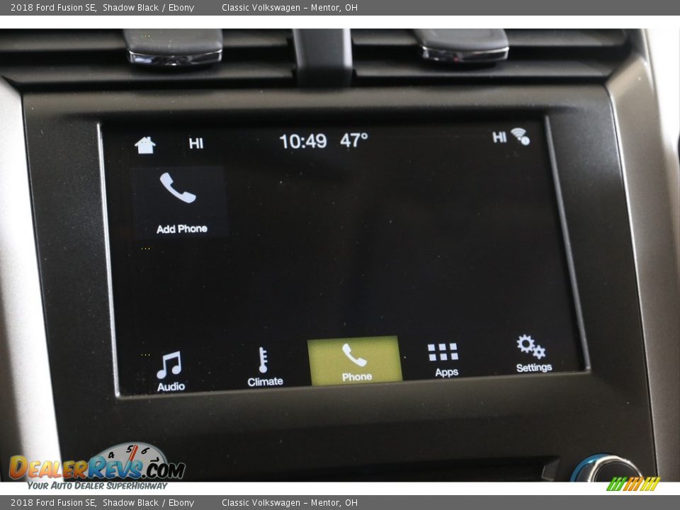 2018 Ford Fusion SE Shadow Black / Ebony Photo #13