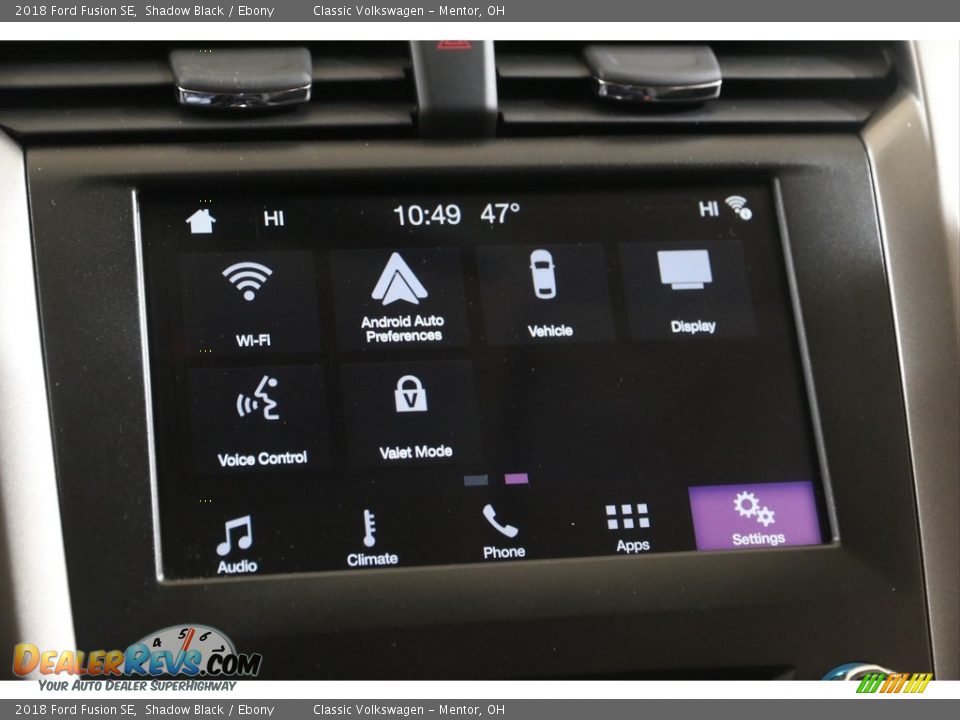 2018 Ford Fusion SE Shadow Black / Ebony Photo #15