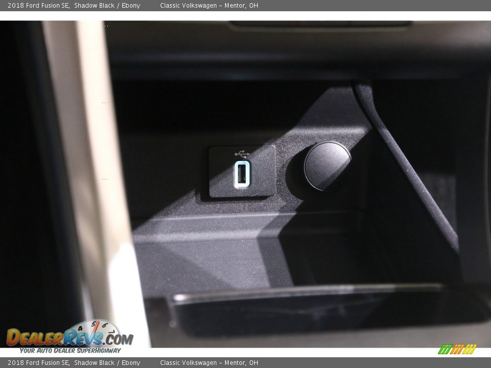2018 Ford Fusion SE Shadow Black / Ebony Photo #17