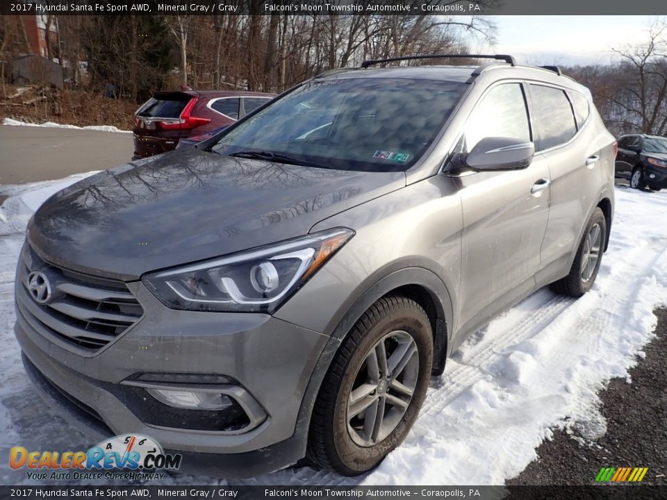 2017 Hyundai Santa Fe Sport AWD Mineral Gray / Gray Photo #1