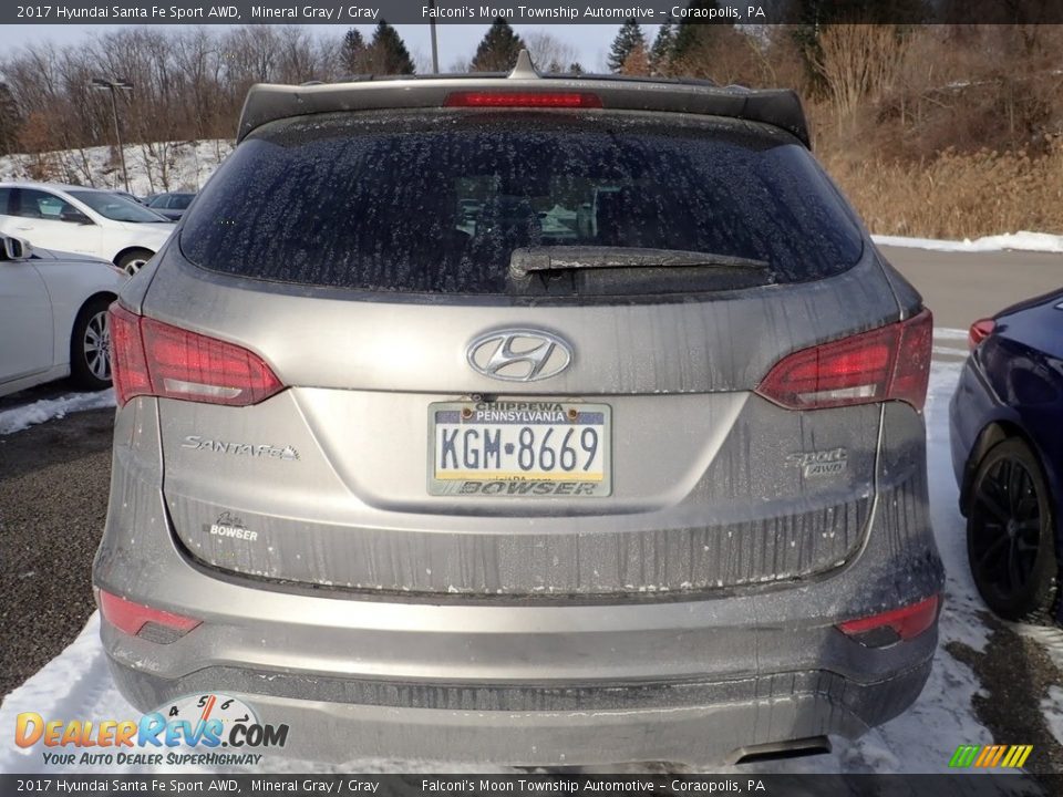 2017 Hyundai Santa Fe Sport AWD Mineral Gray / Gray Photo #3