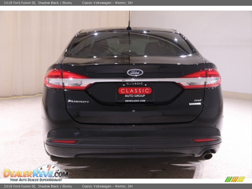 2018 Ford Fusion SE Shadow Black / Ebony Photo #23