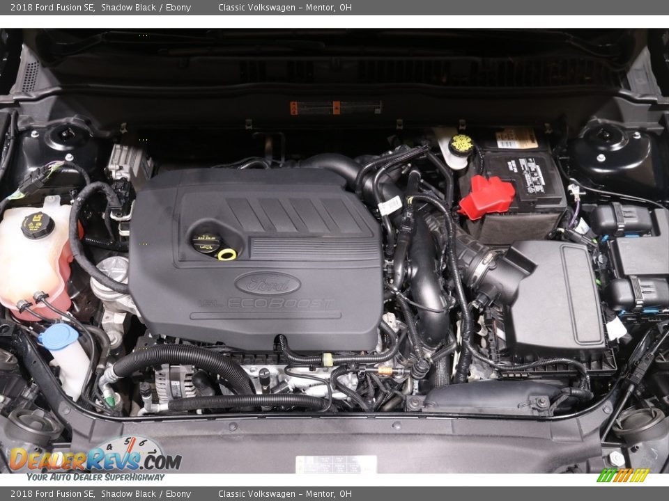 2018 Ford Fusion SE Shadow Black / Ebony Photo #24