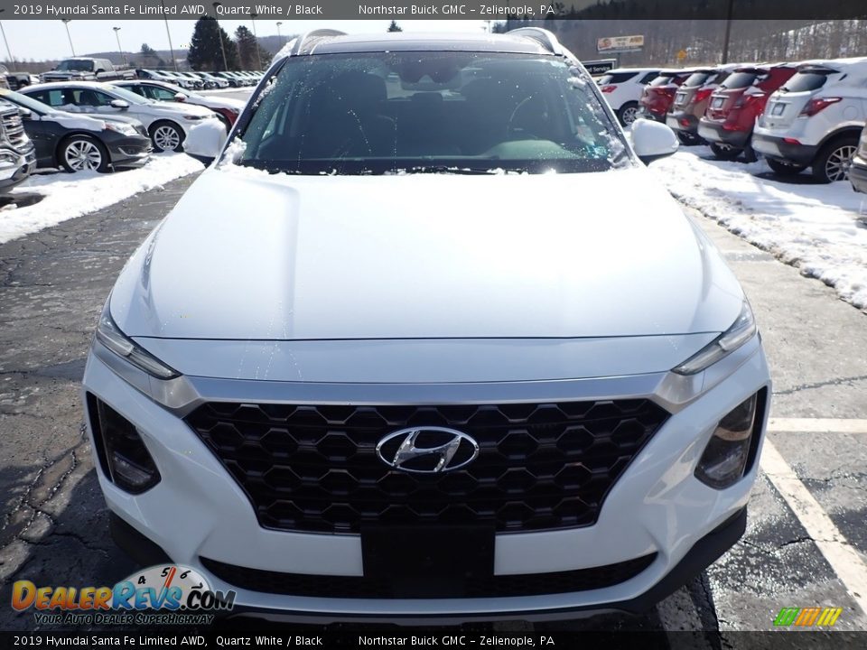 2019 Hyundai Santa Fe Limited AWD Quartz White / Black Photo #3