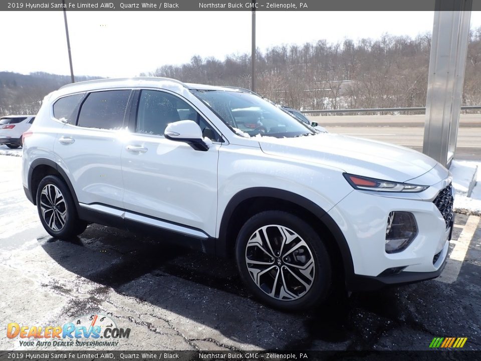 2019 Hyundai Santa Fe Limited AWD Quartz White / Black Photo #4