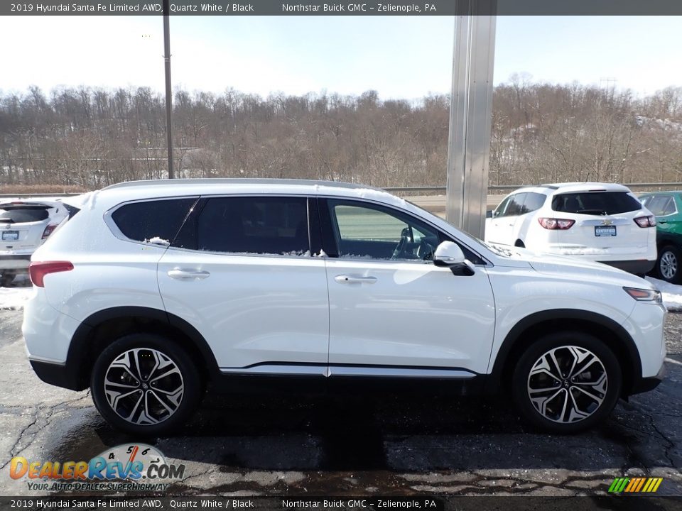 2019 Hyundai Santa Fe Limited AWD Quartz White / Black Photo #5