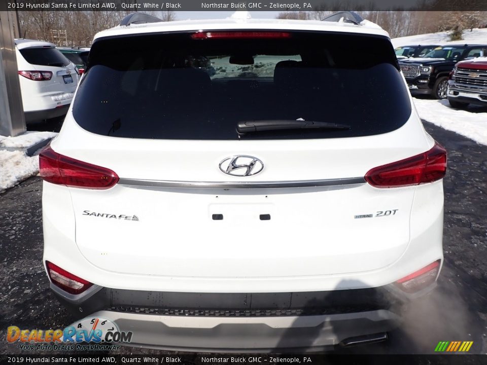 2019 Hyundai Santa Fe Limited AWD Quartz White / Black Photo #10