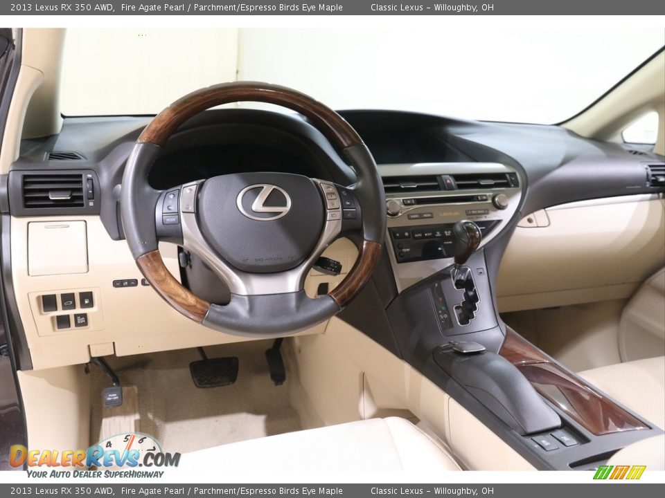 2013 Lexus RX 350 AWD Fire Agate Pearl / Parchment/Espresso Birds Eye Maple Photo #8