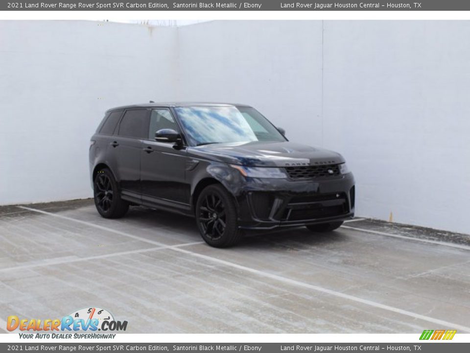 2021 Land Rover Range Rover Sport SVR Carbon Edition Santorini Black Metallic / Ebony Photo #4