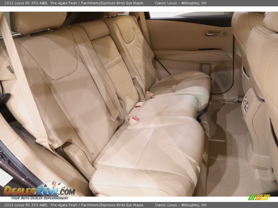 2013 Lexus RX 350 AWD Fire Agate Pearl / Parchment/Espresso Birds Eye Maple Photo #24