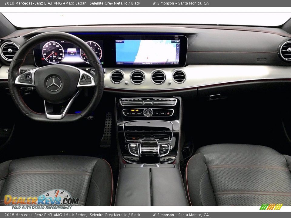 2018 Mercedes-Benz E 43 AMG 4Matic Sedan Selenite Grey Metallic / Black Photo #15