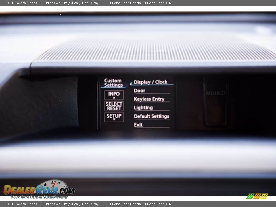 2011 Toyota Sienna LE Predawn Gray Mica / Light Gray Photo #15