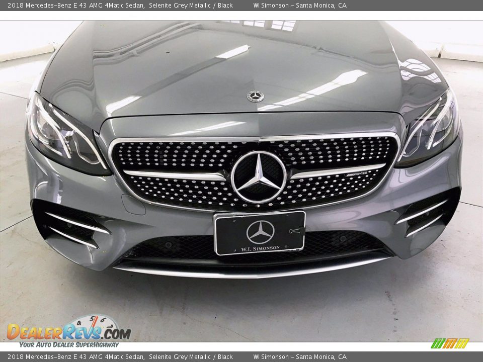 2018 Mercedes-Benz E 43 AMG 4Matic Sedan Selenite Grey Metallic / Black Photo #30