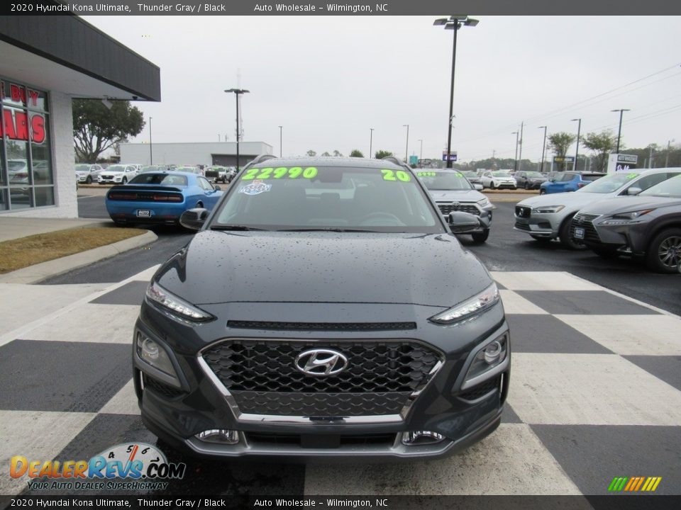 2020 Hyundai Kona Ultimate Thunder Gray / Black Photo #2