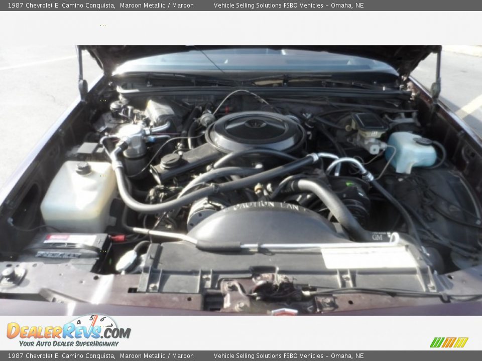 1987 Chevrolet El Camino Conquista 5.0 Liter OHV 16-Valve LG4 V8 Engine Photo #3