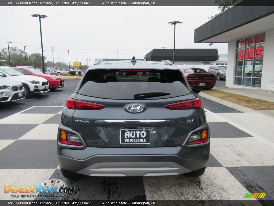 2020 Hyundai Kona Ultimate Thunder Gray / Black Photo #4