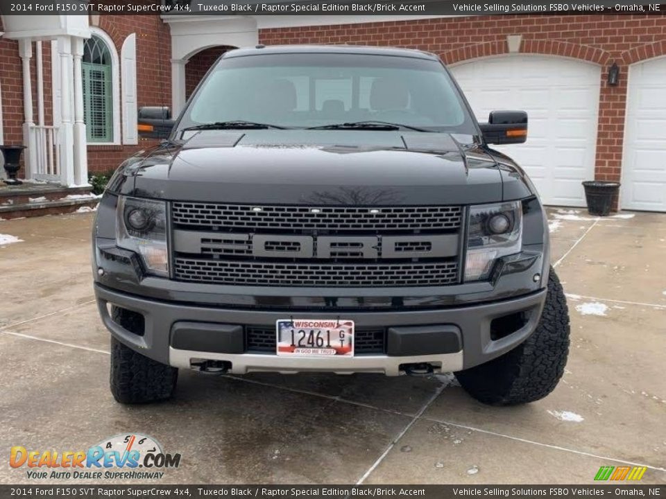 2014 Ford F150 SVT Raptor SuperCrew 4x4 Tuxedo Black / Raptor Special Edition Black/Brick Accent Photo #2