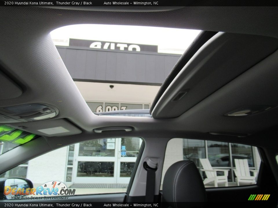 2020 Hyundai Kona Ultimate Thunder Gray / Black Photo #13