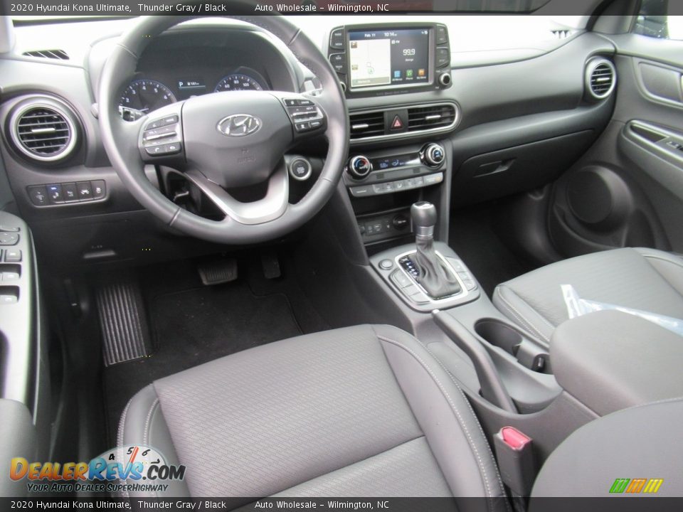 2020 Hyundai Kona Ultimate Thunder Gray / Black Photo #14