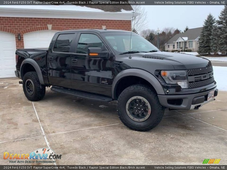 2014 Ford F150 SVT Raptor SuperCrew 4x4 Tuxedo Black / Raptor Special Edition Black/Brick Accent Photo #8