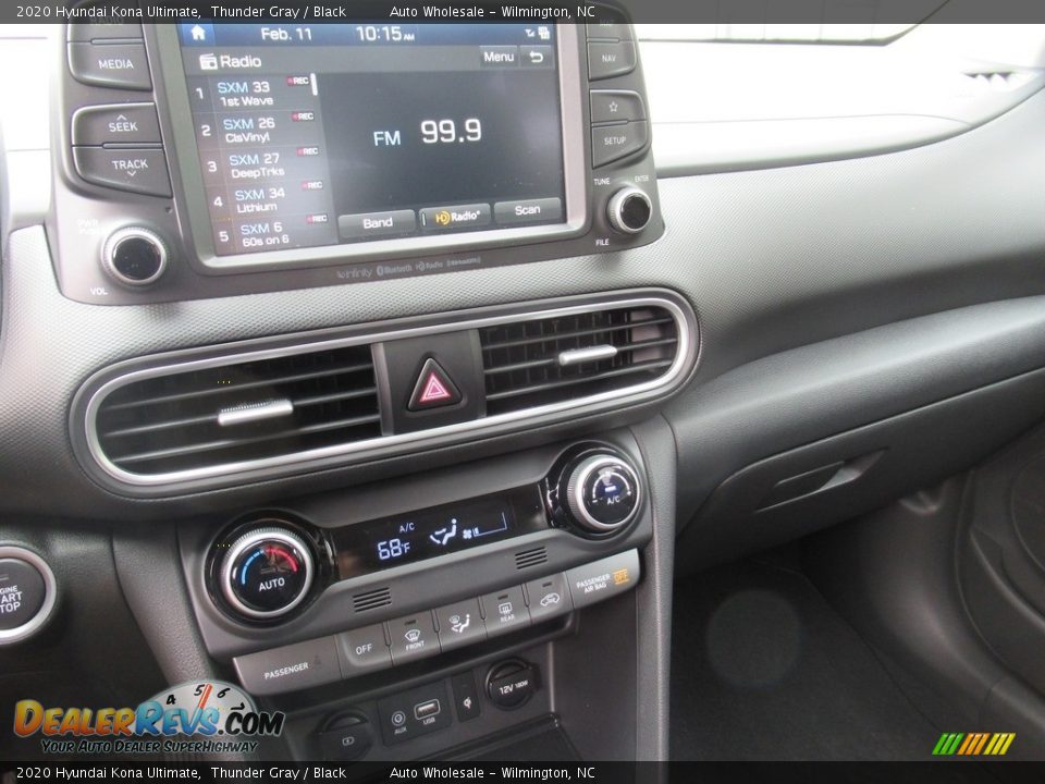 2020 Hyundai Kona Ultimate Thunder Gray / Black Photo #17