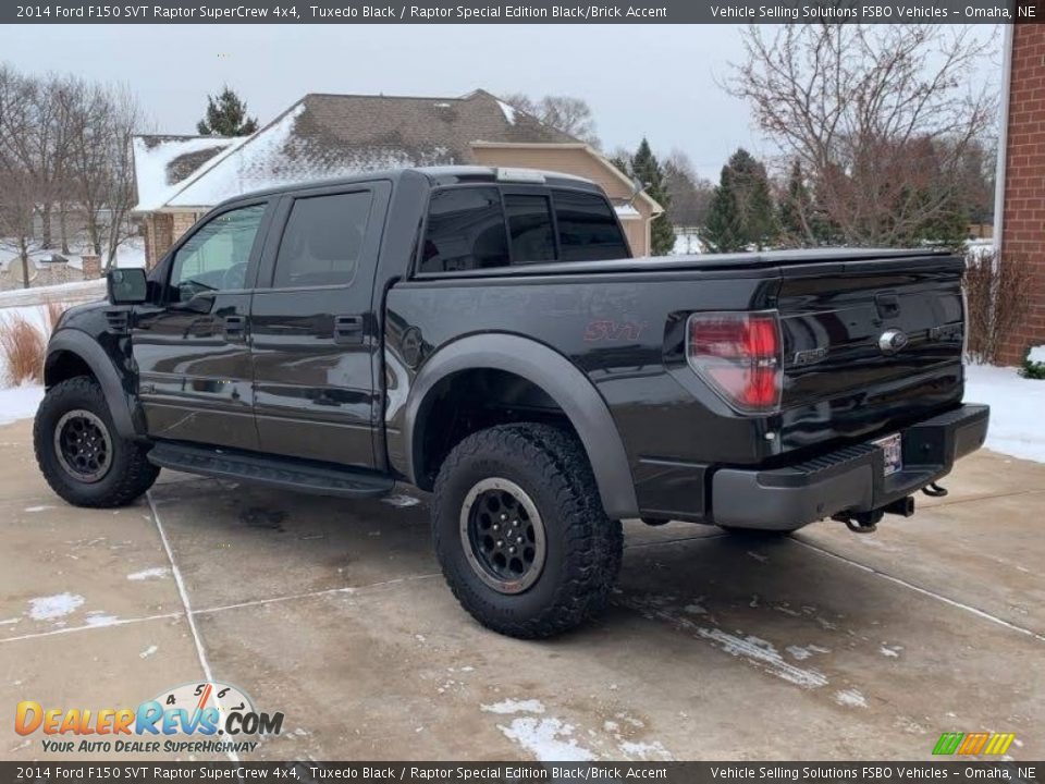 2014 Ford F150 SVT Raptor SuperCrew 4x4 Tuxedo Black / Raptor Special Edition Black/Brick Accent Photo #10