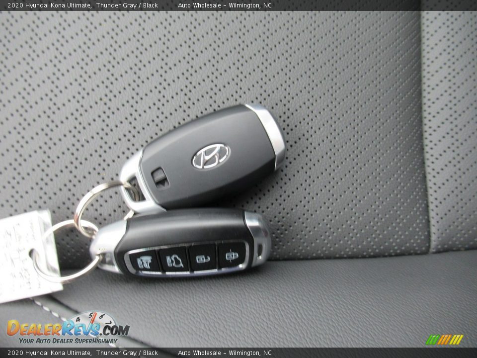 2020 Hyundai Kona Ultimate Thunder Gray / Black Photo #20