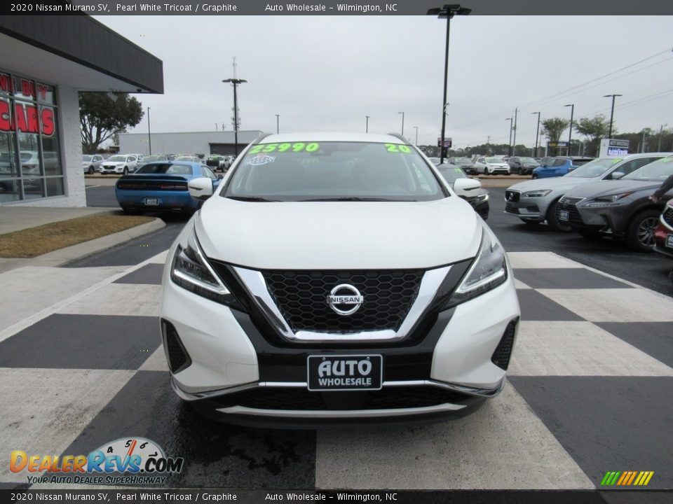 2020 Nissan Murano SV Pearl White Tricoat / Graphite Photo #2