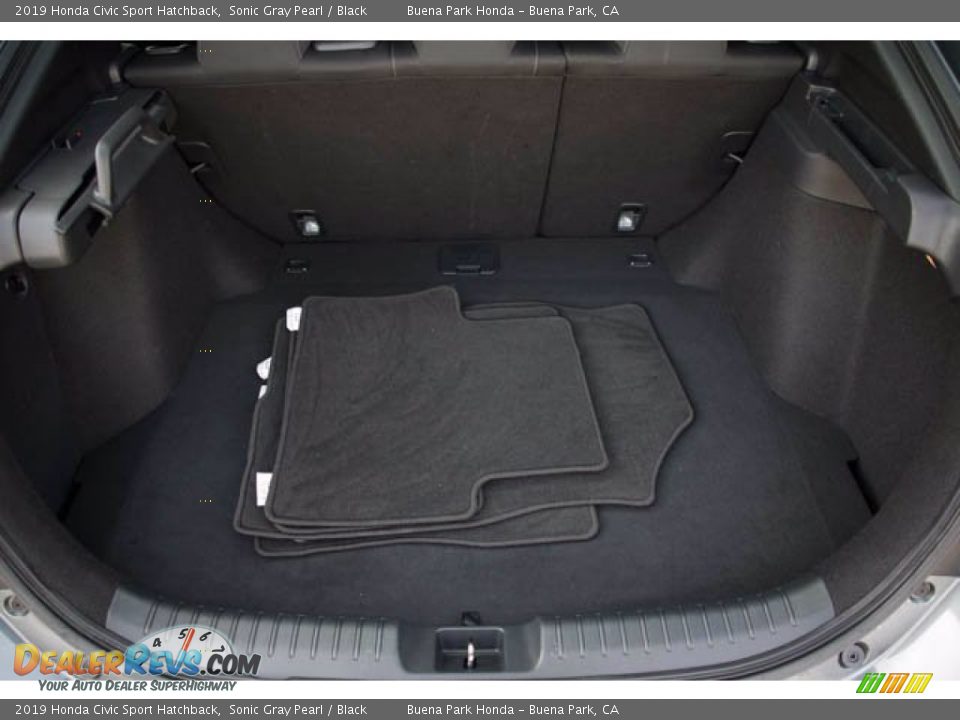 2019 Honda Civic Sport Hatchback Sonic Gray Pearl / Black Photo #18