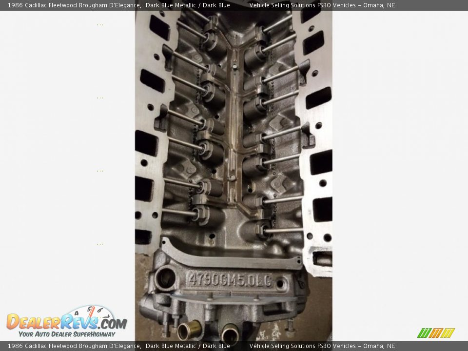 1986 Cadillac Fleetwood Brougham D'Elegance 5.0 Liter OHV 16-Valve V8 Engine Photo #13