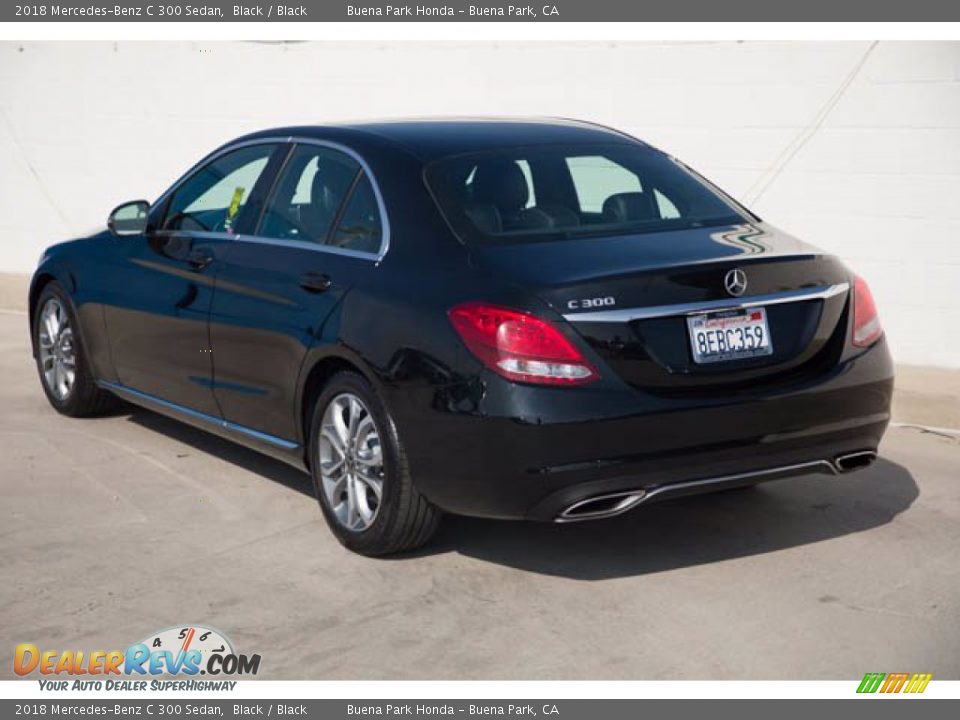 2018 Mercedes-Benz C 300 Sedan Black / Black Photo #2