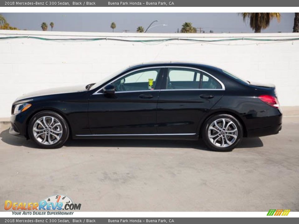 2018 Mercedes-Benz C 300 Sedan Black / Black Photo #10