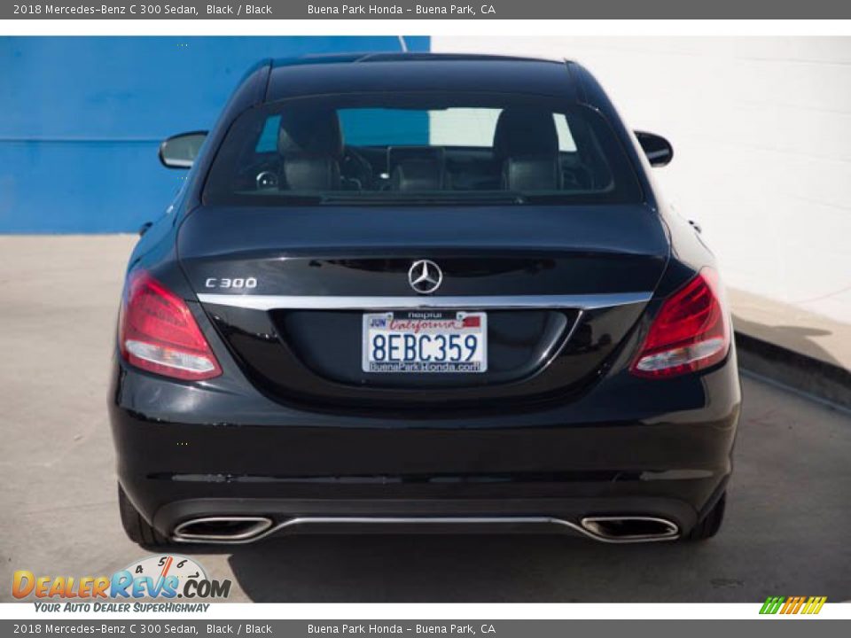 2018 Mercedes-Benz C 300 Sedan Black / Black Photo #11