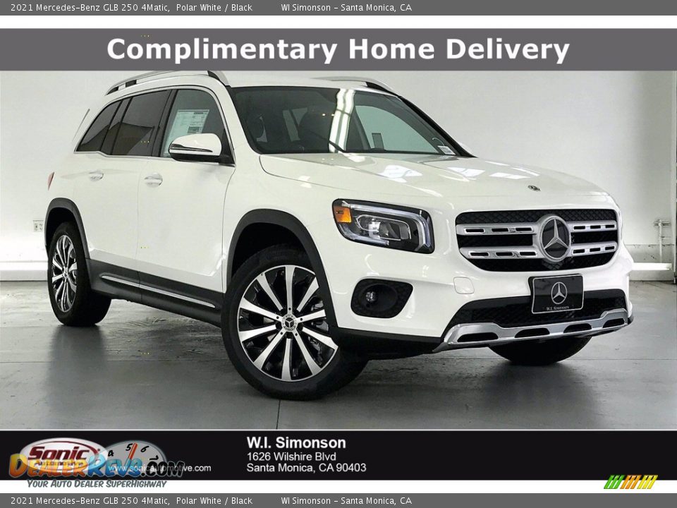 2021 Mercedes-Benz GLB 250 4Matic Polar White / Black Photo #1